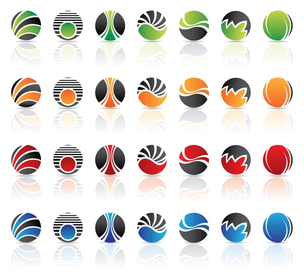 Icônes rondes — Image vectorielle