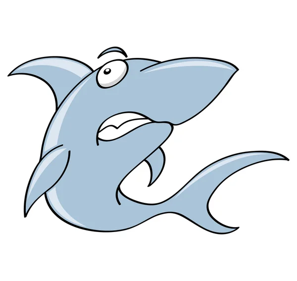 Requin effrayant — Image vectorielle