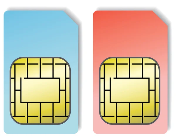 stock vector Sim cards