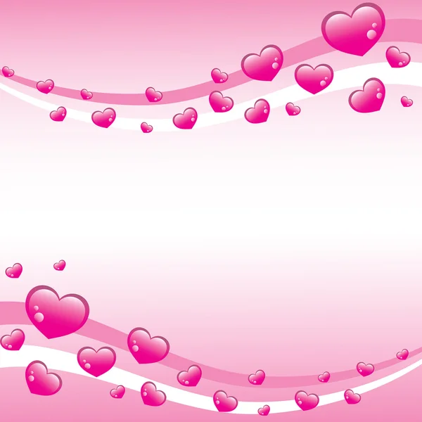 Pink Valentines Background — Stock Vector