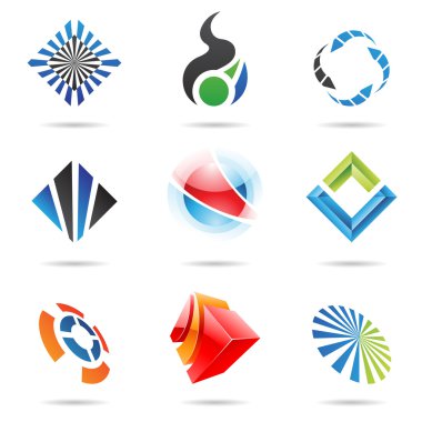 Abstract Icon Set 2 clipart