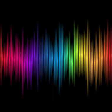 Abstract rainbow colours 2 clipart