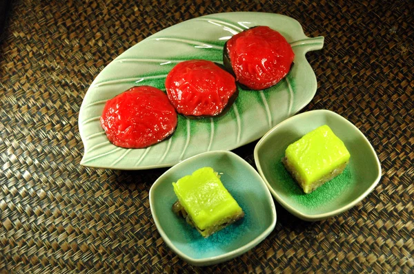 Местный десерт на Пхукете смесь тайской и китайской культуры — стоковое фото