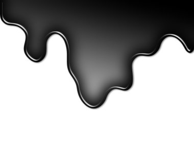 Black liquid or oil clipart