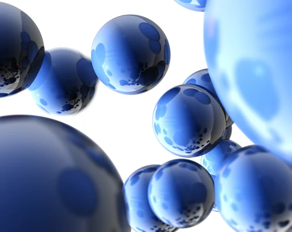Синіх кульок — стокове фото
