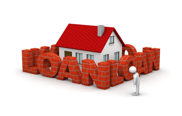 Wysokie stawki kredytów hipotecznych — Zdjęcie stockowe