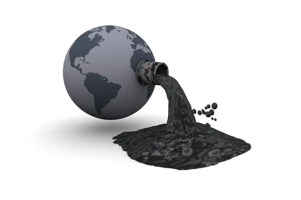 प्रदूषित दुनिया — स्टॉक फ़ोटो, इमेज