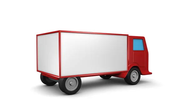 빨간 트럭 — 스톡 사진