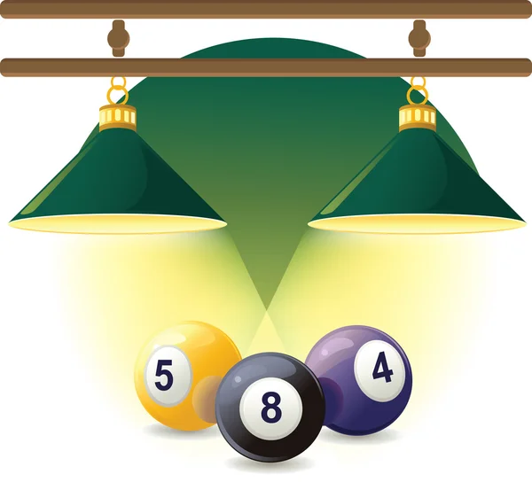 Billiard Balls Isolated White Background — Stock Photo, Image