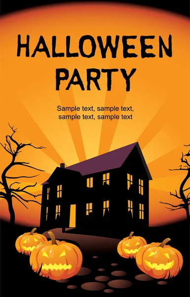 Halloween párty — Stockový vektor