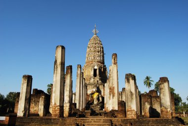 Antik buddha Tapınağı kalıntıları