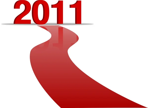 新しい 2011 年 — ストックベクタ