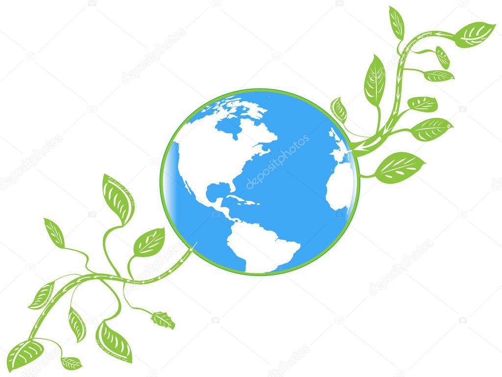 Blue earth Stock Vector by ©pyotr021 3912534