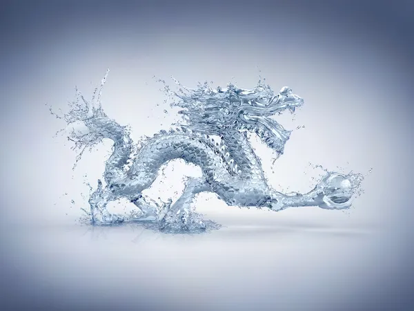 Водный дракон — стоковое фото