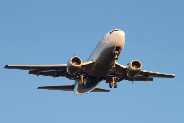 stock image Aircraft on final approach