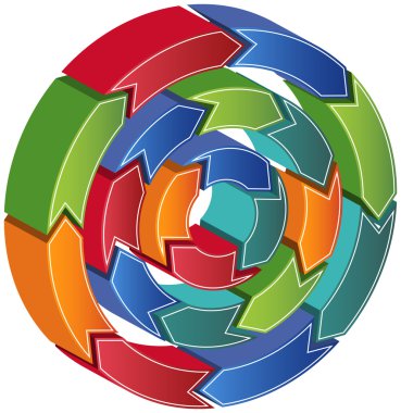 Process Circle Diagram clipart