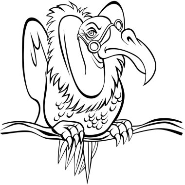 Old Buzzard clipart