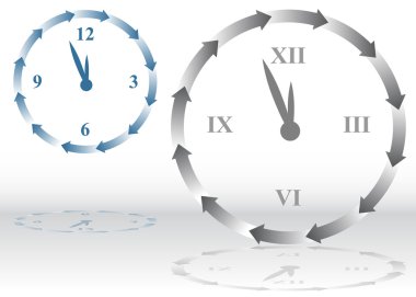 Arrow Clock clipart