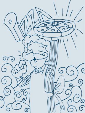 Pizza Man clipart