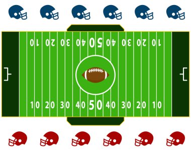 Football Field clipart