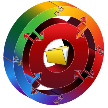 Process Circle Diagram clipart