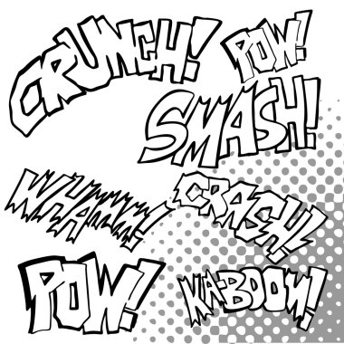 Comic Sound Effects clipart