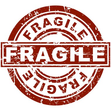 Fragile Stamp clipart