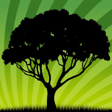 Sunrise Tree clipart