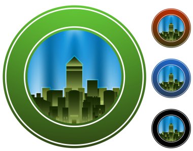 City Circle clipart