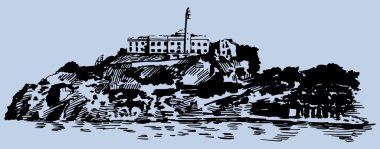 Alcatraz Island clipart