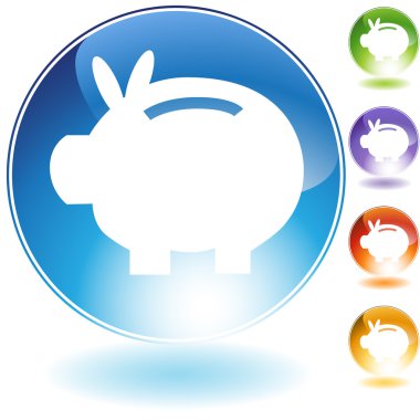 Piggy Bank Icon clipart