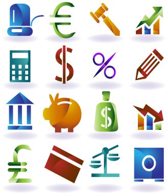 Banking Buttons clipart