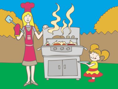 Barbeque Picnic clipart