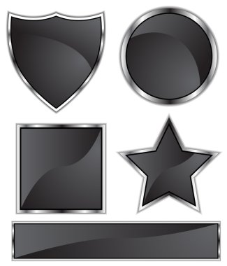 Black Satin - Blank clipart