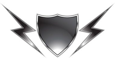 Black Shield clipart