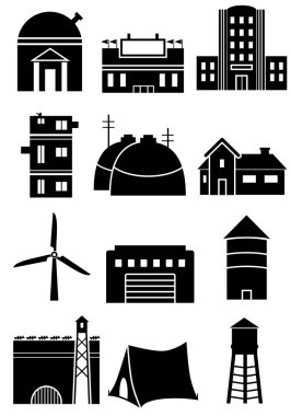 Generic Structure Icons clipart