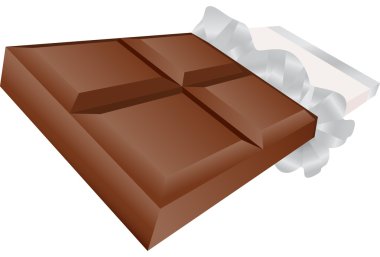 3D Chocolate Candy Bar clipart