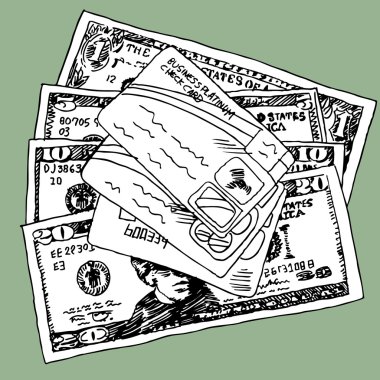 Money and Credit Cards clipart