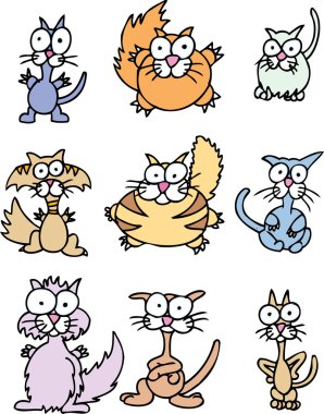 Cartoon Cats clipart