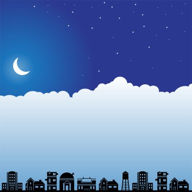 Night Sky Scene - Homes