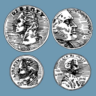 U.S. Coins clipart