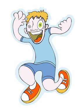 Kid can dance clipart