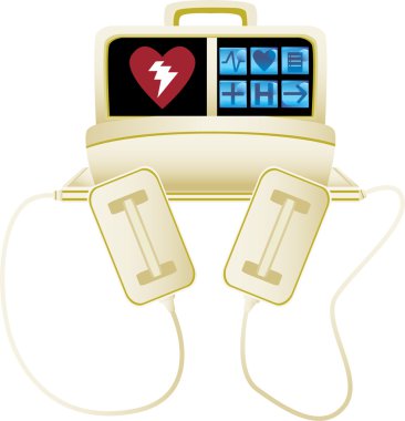 Heart Defibrillator clipart