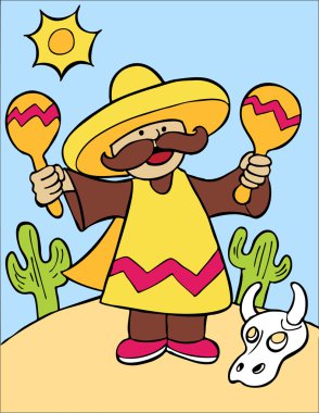 Desert Maraca clipart