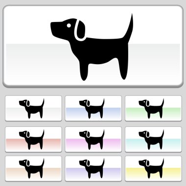 Dog Icon clipart