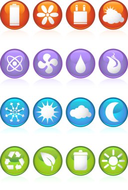 Eco Friendly Icons clipart