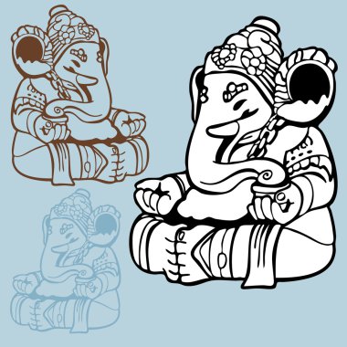 Elephant God clipart