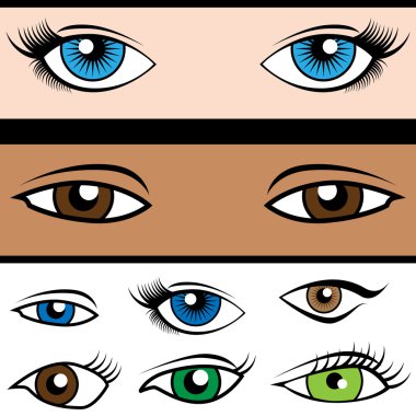 Eye Shape Set clipart