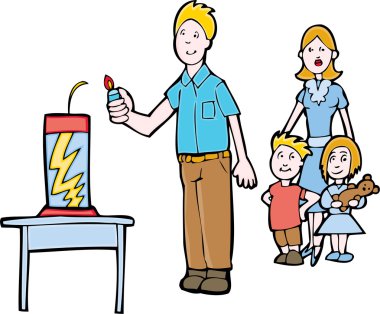 Firework Safety clipart