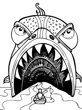 Devour Fisherman clipart